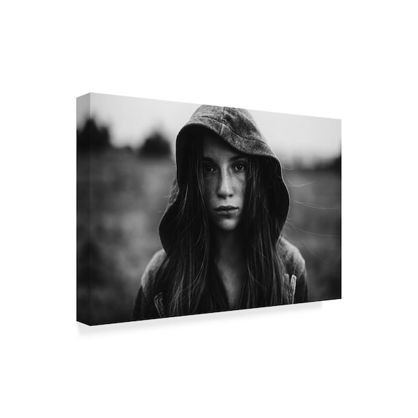 Koki Jovanovic 'Girl With A Hood' Canvas Art,30x47